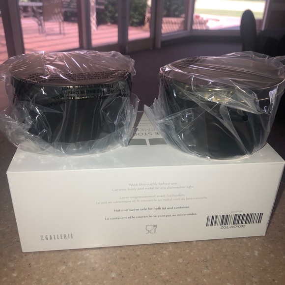 Z Gallerie Storage & Organization Z Gallerie Black Duo Multi Use